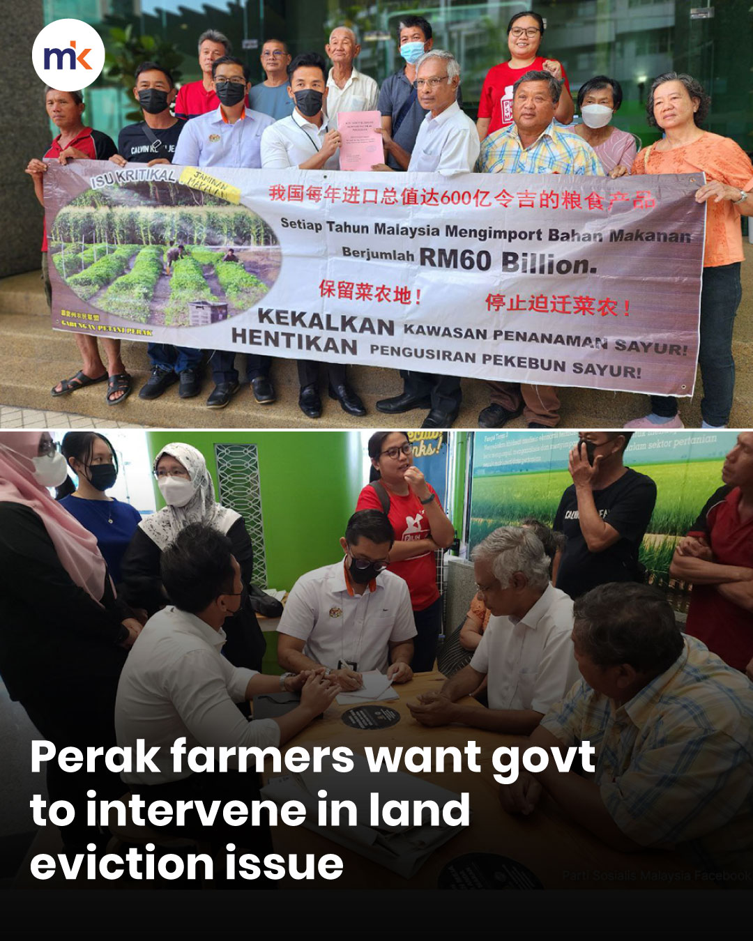 Perak farmers want govt to intervene in land eviction issue
