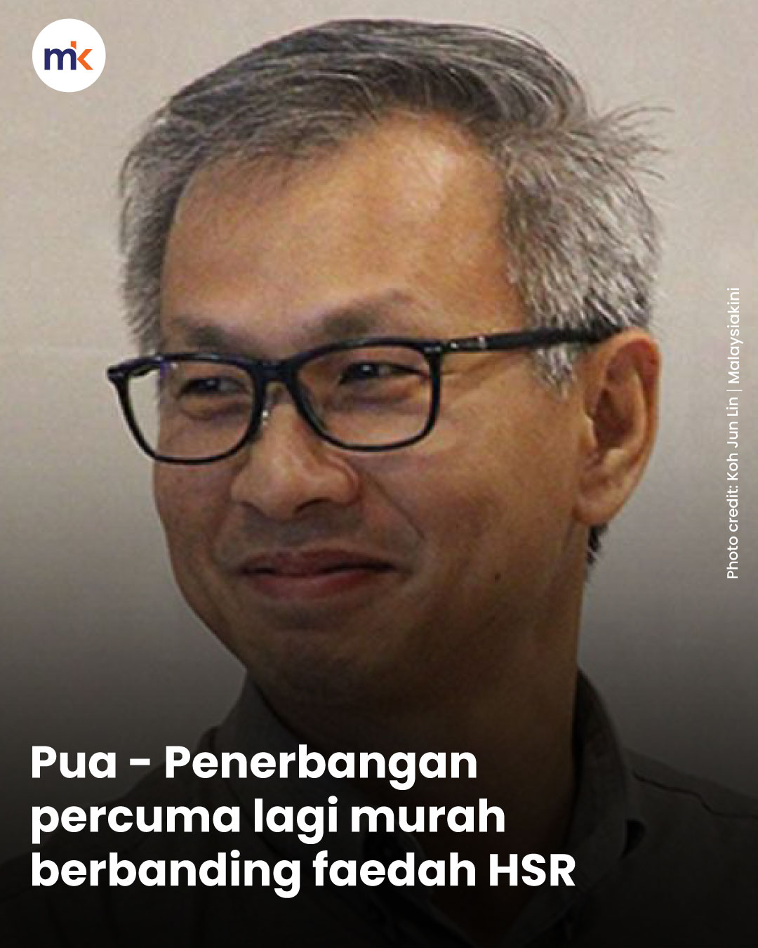 Pua - Penerbangan percuma lagi murah berbanding faedah HSR