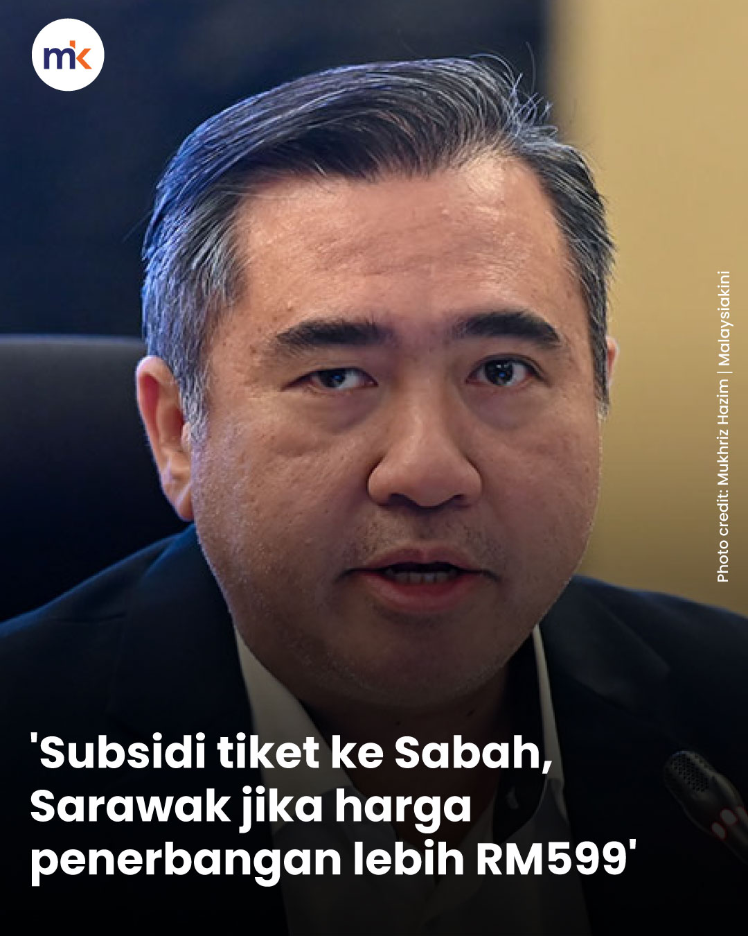'Subsidi tiket ke Sabah, Sarawak jika harga penerbangan lebih RM599'