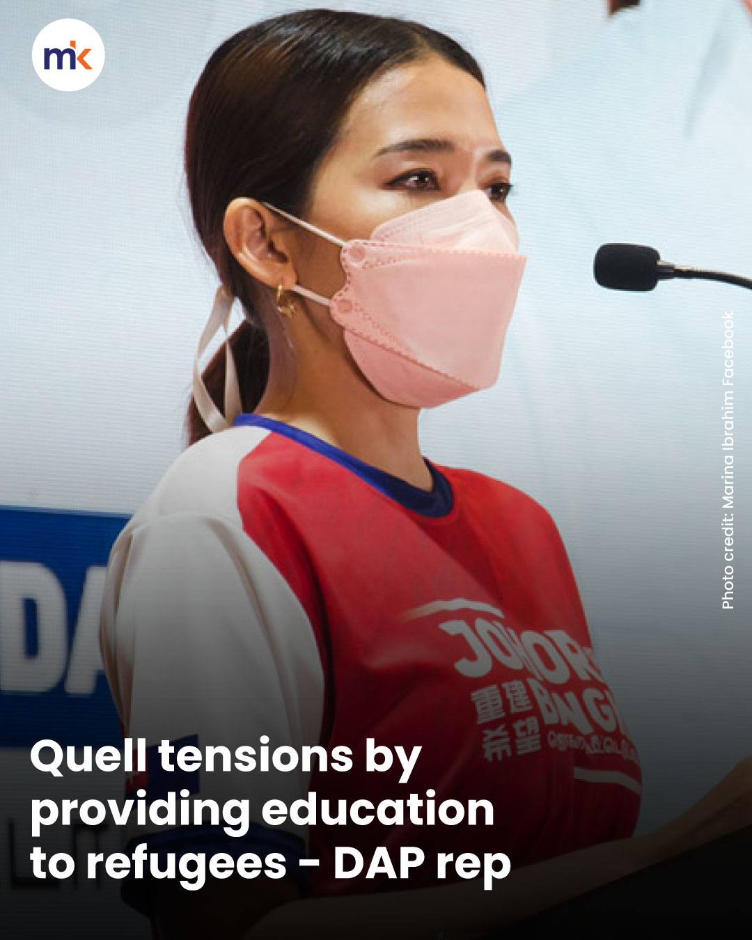 Quell tensions by providing education to refugees - DAP rep