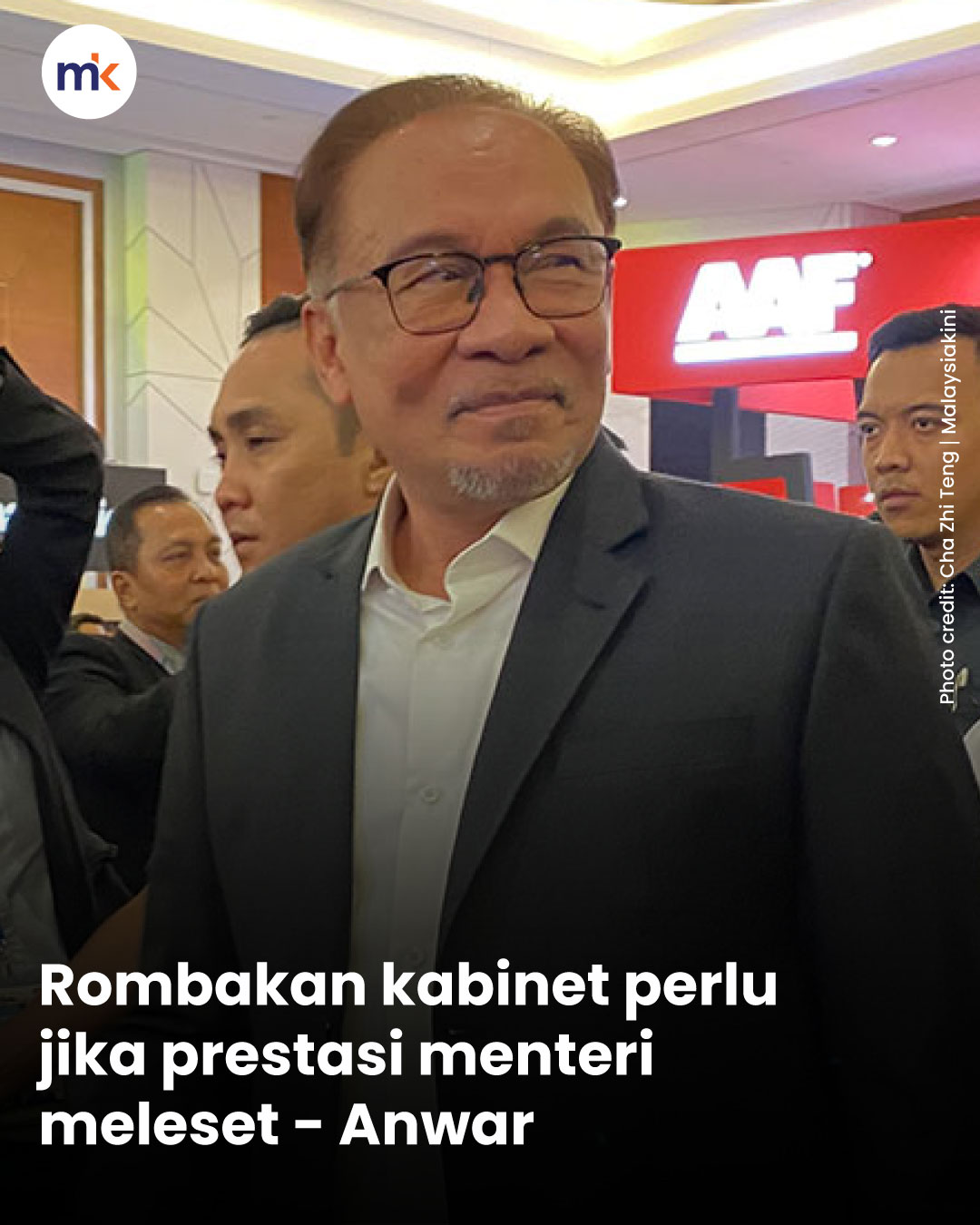 Rombakan kabinet perlu jika prestasi menteri meleset - Anwar