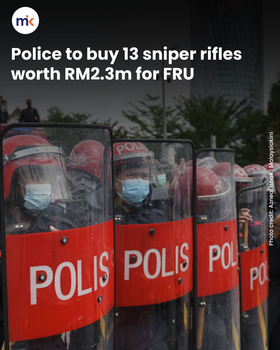 Police to buy 13 sniper rifles worth RM2.3m for FRU