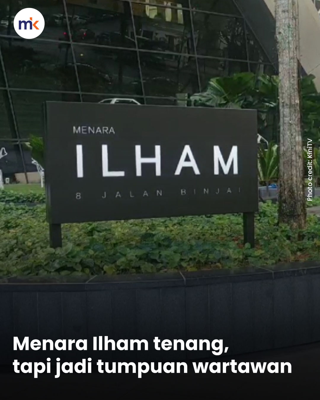 Menara Ilham tenang, tapi jadi tumpuan wartawan