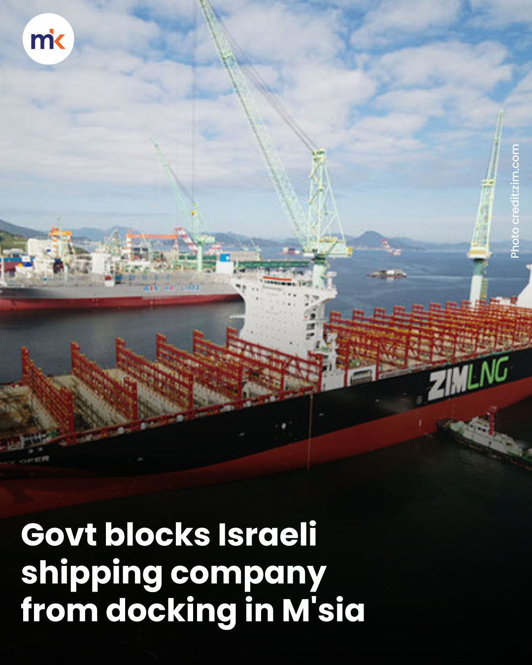 Govt blocks Israeli shipping company from docking in M'sia