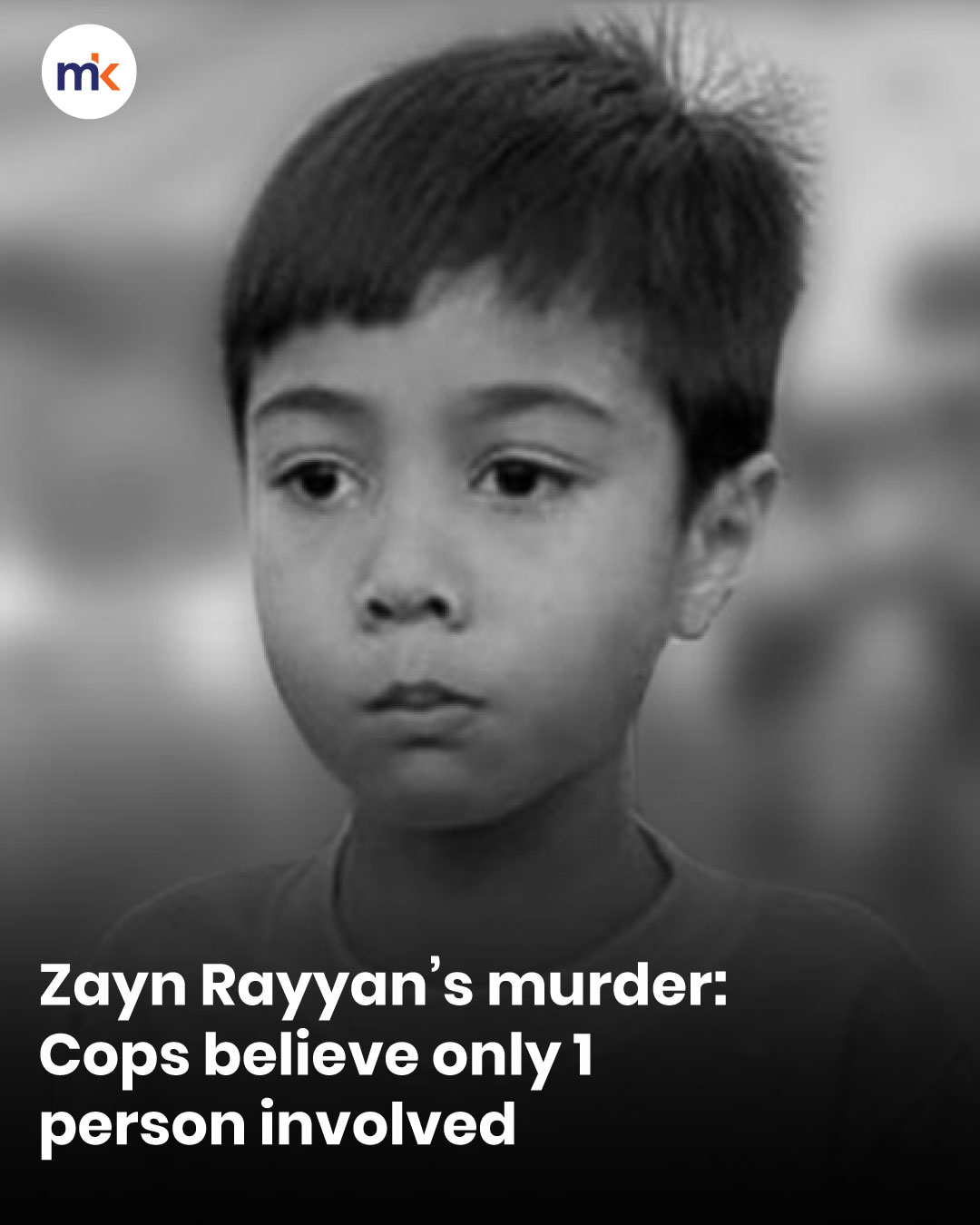 Zayn Rayyan’s murder: Cops believe only 1 person involved