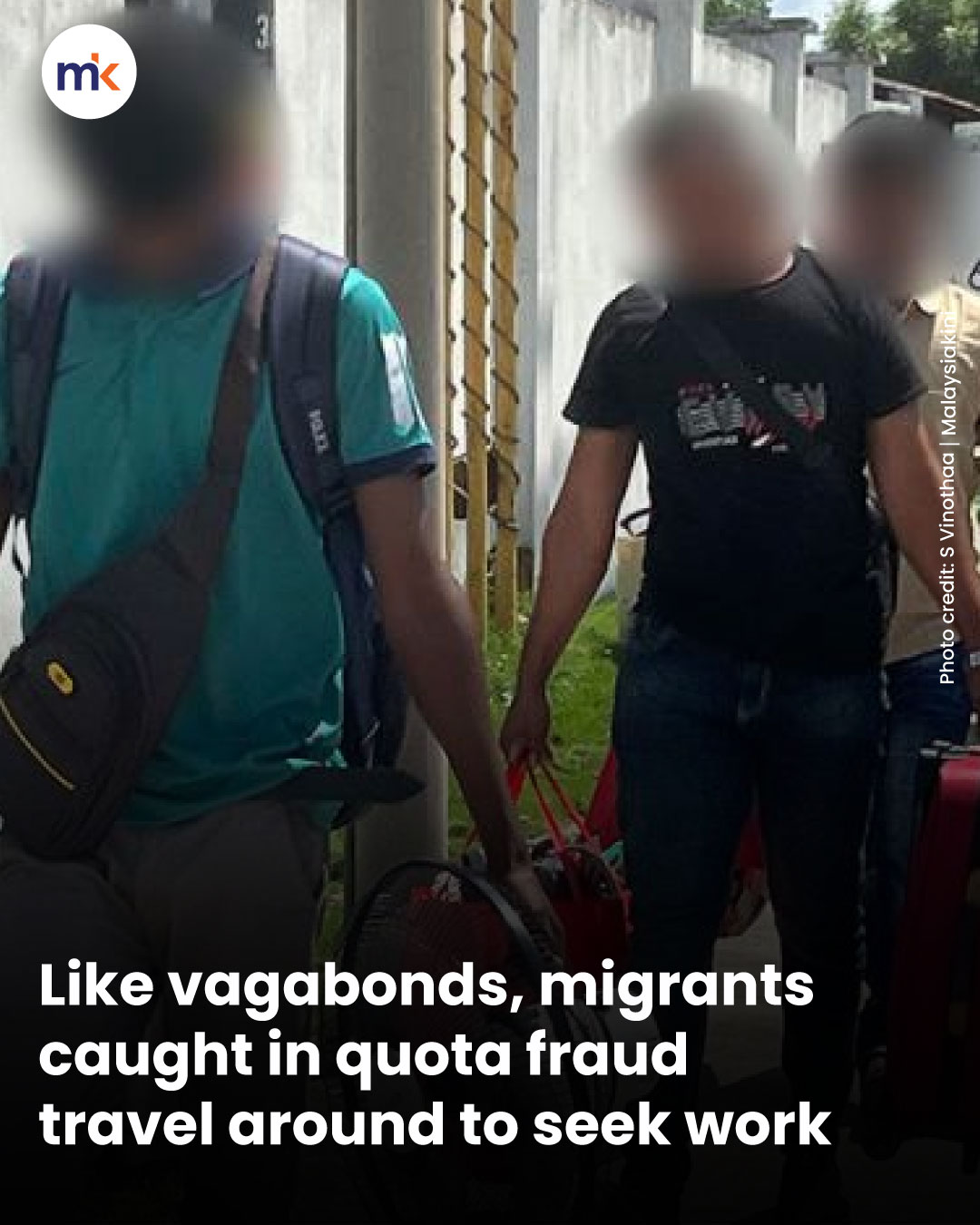 Like vagabonds, migrants caught in quota fraud travel around to seek work