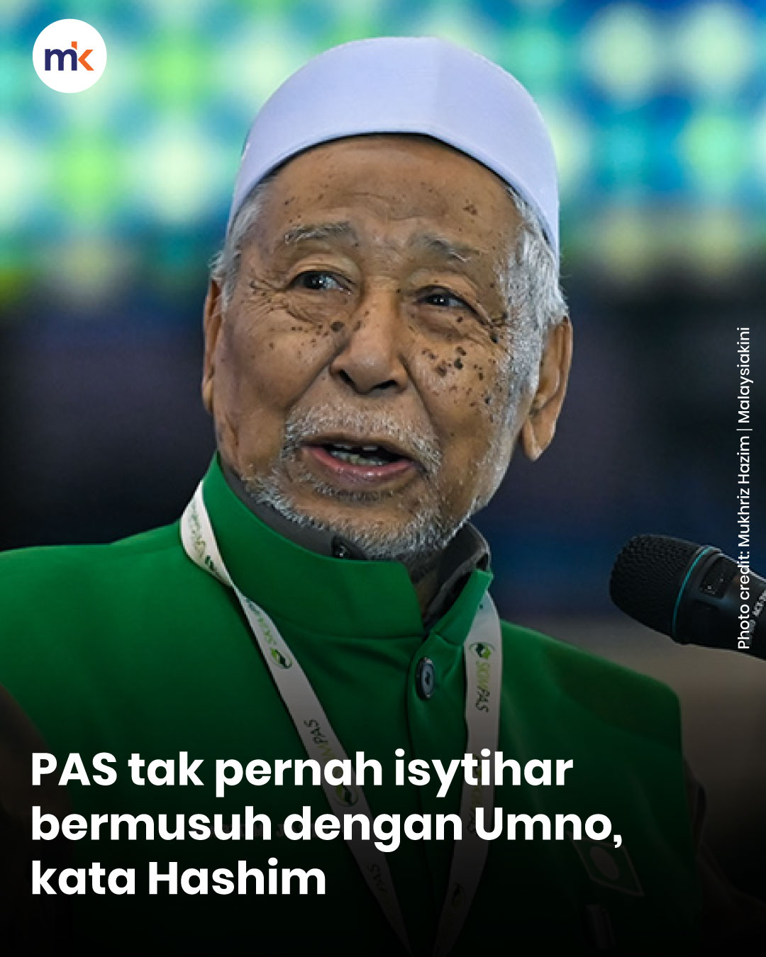 PAS tak pernah isytihar bermusuh dengan Umno, kata Hashim