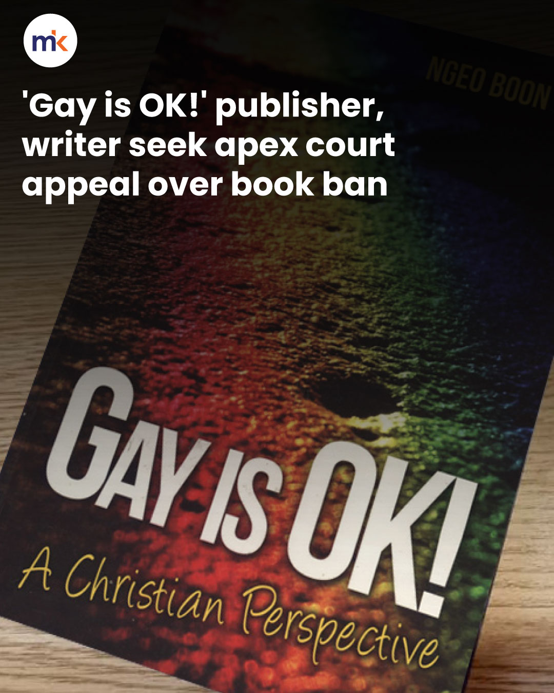'Gay is OK!' publisher, writer seek apex court appeal over book ban