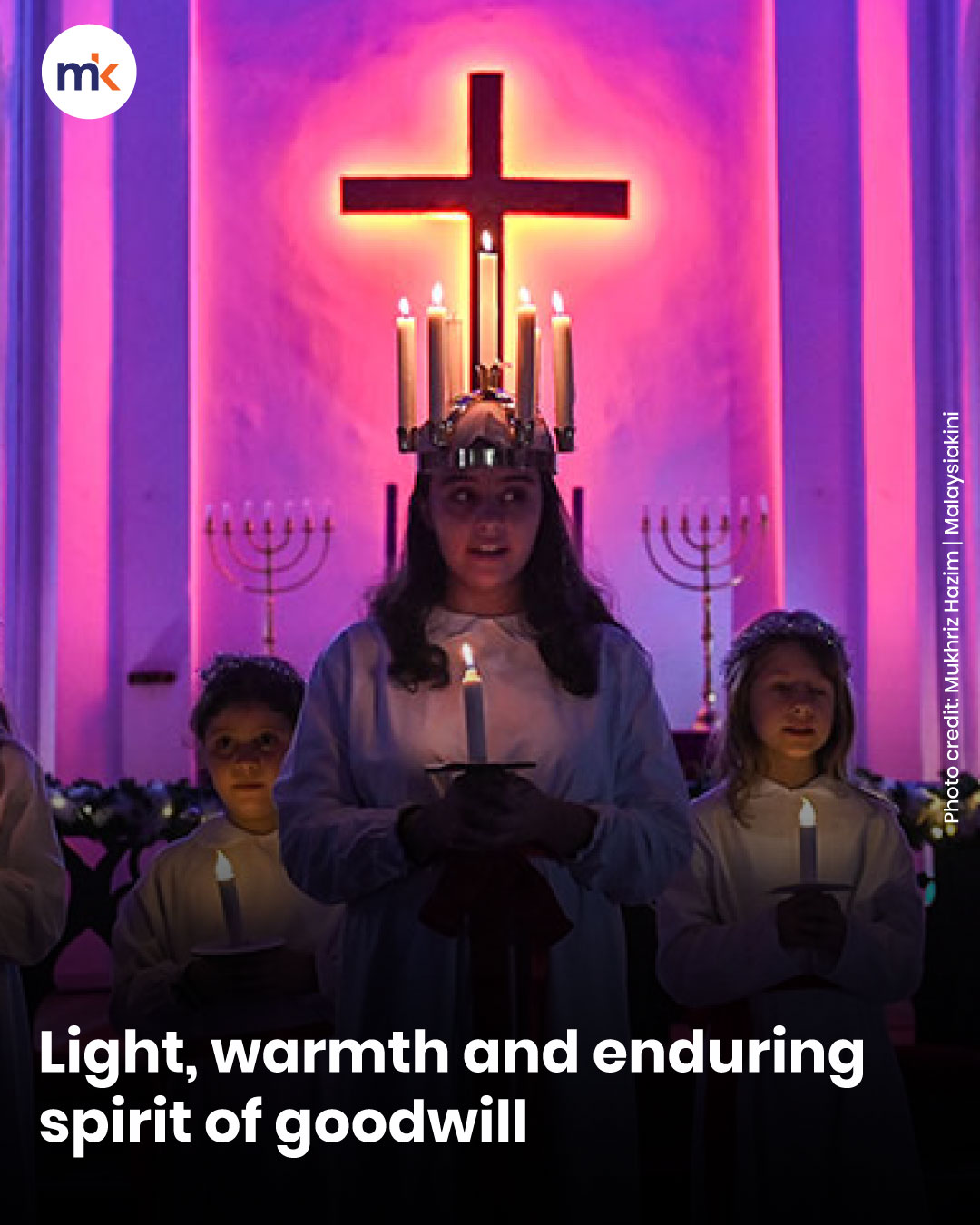 Light, warmth and enduring spirit of goodwill