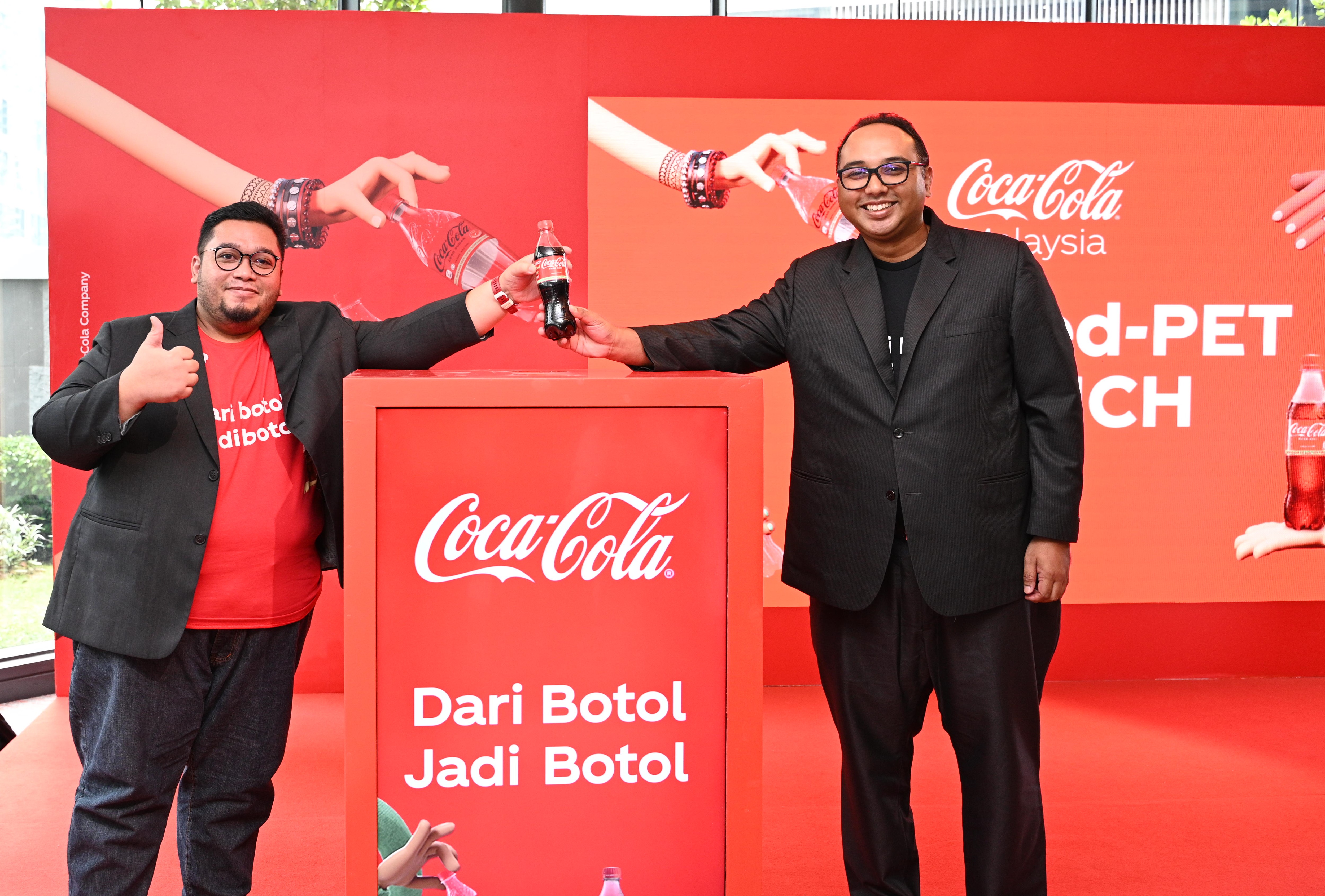 Coca-Cola Launches 100% Recycled Plastic PET Bottles  for the first time in Malaysia