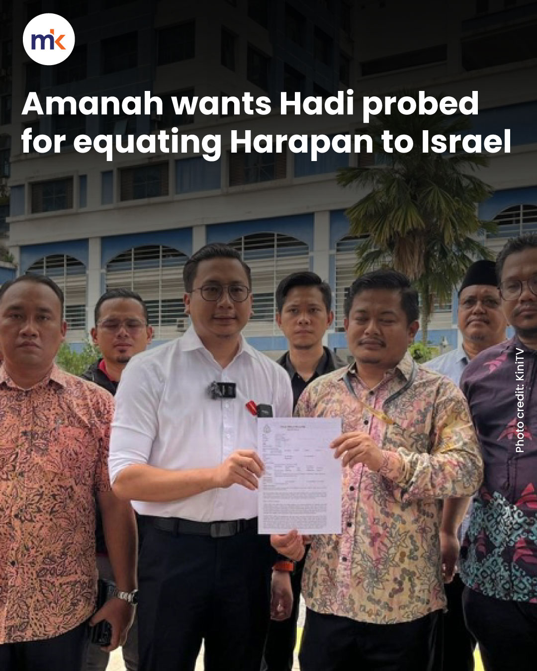 Amanah wants Hadi probed for equating Harapan to Israel