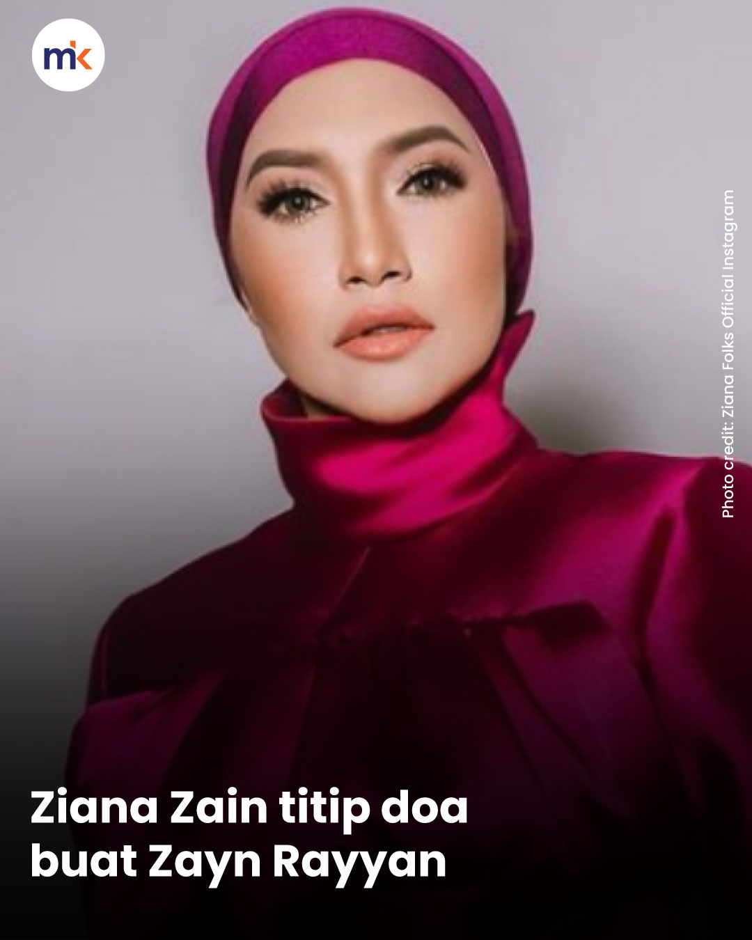 Ziana Zain titip doa buat Zayn Rayyan