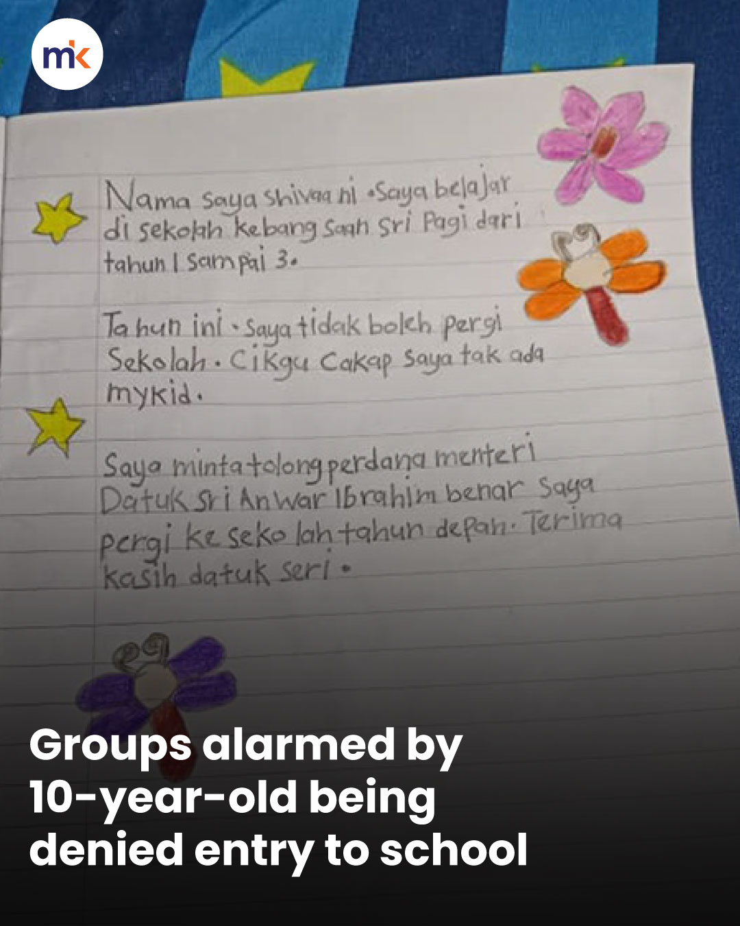 Groups alarmed by 10-year-old being denied entry to school