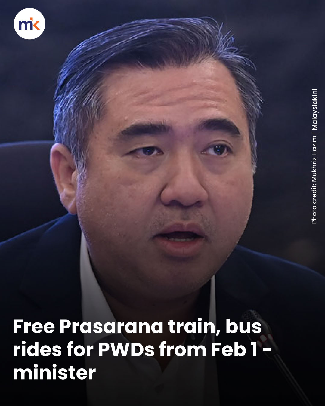 Free Prasarana train, bus rides for PWDs from Feb 1 - minister