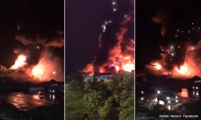 Kebakaran di  Bukit Selambau: Penduduk gesa tindakan pada kilang haram