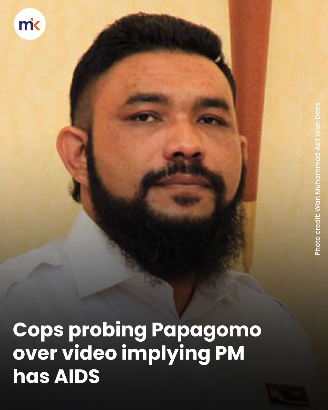 Cops probing Papagomo over video implying PM has AIDS
