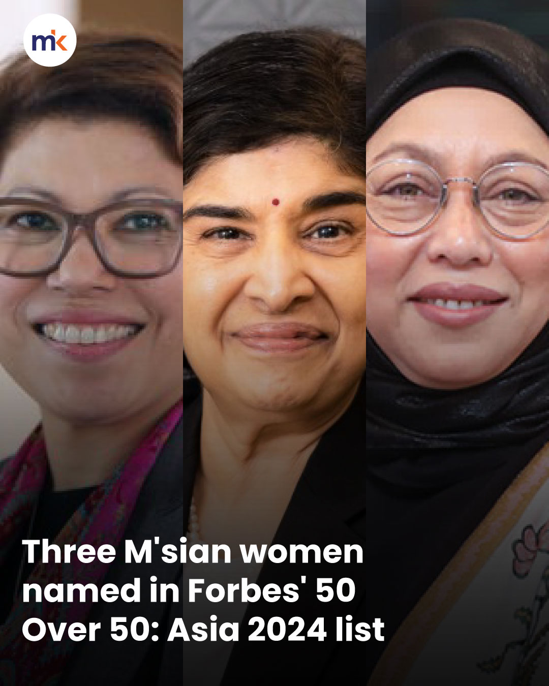 Three M'sian women named in Forbes' 50 Over 50: Asia 2024 list
