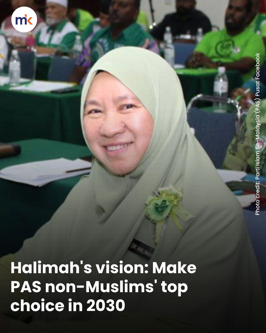 Halimah's vision: Make PAS non-Muslims' top choice in 2030