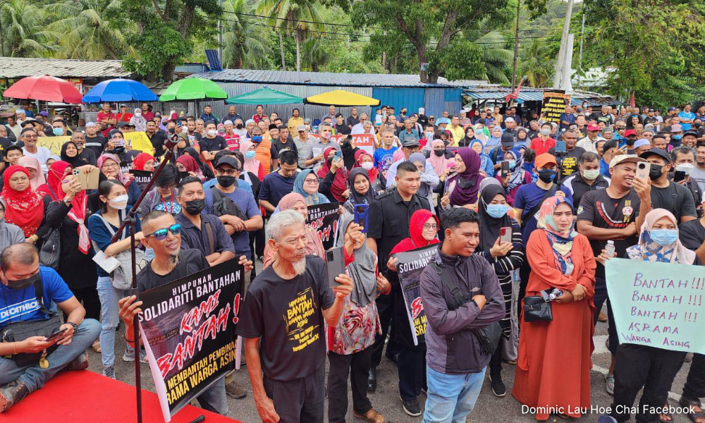 Penduduk Teluk Kumbar bantah pembinaan asrama pekerja asing