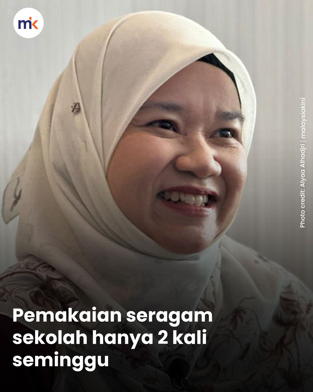 Pemakaian seragam sekolah hanya 2 kali seminggu