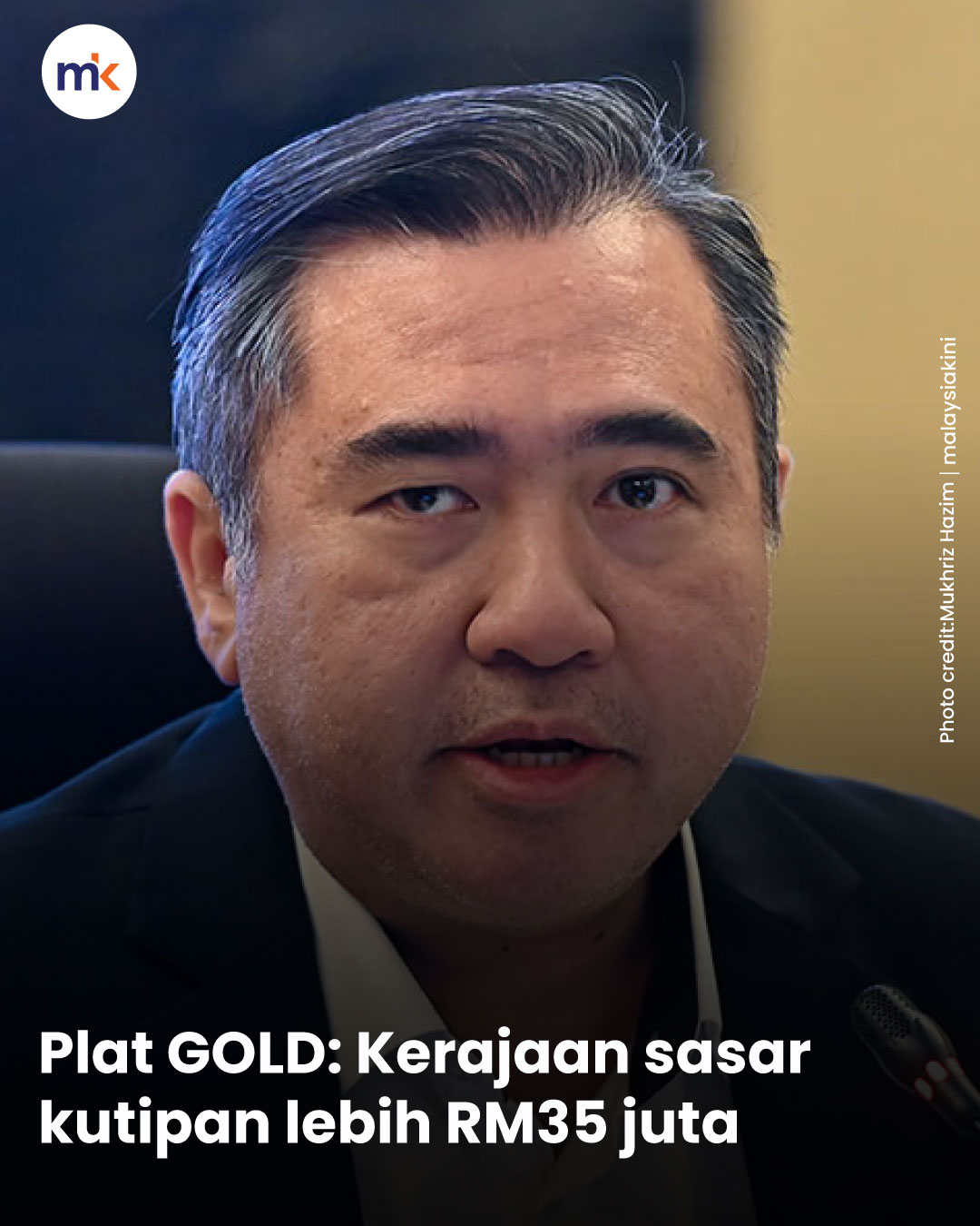 Plat GOLD: Kerajaan sasar kutipan lebih RM35 juta