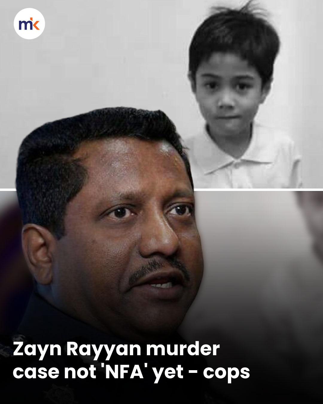 Zayn Rayyan murder case not 'NFA' yet - cops