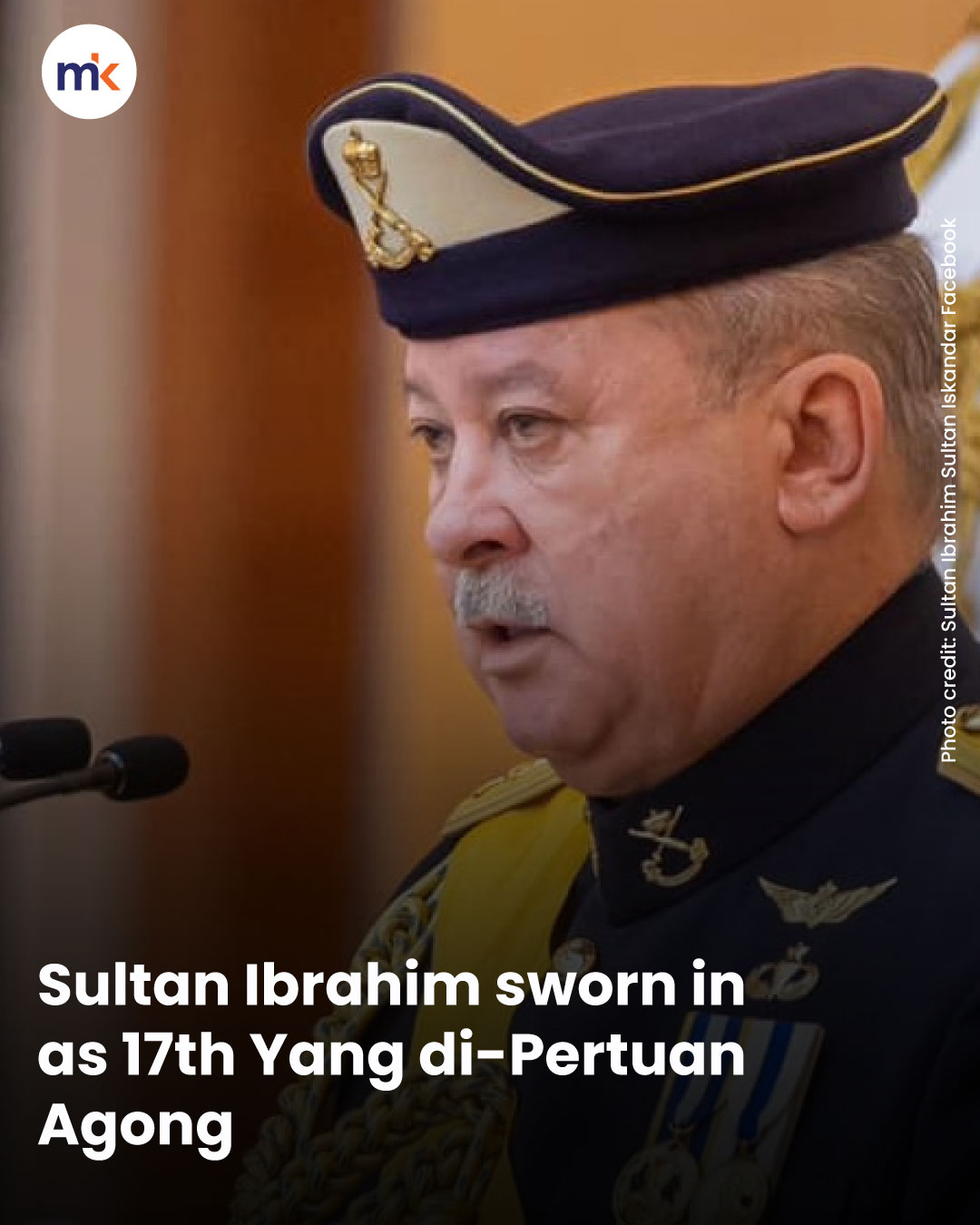 Sultan Ibrahim sworn in as 17th Yang di-Pertuan Agong