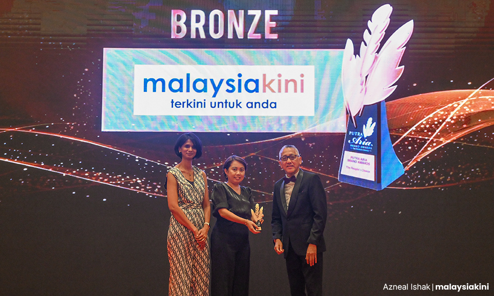 Malaysiakini bags bronze at Putra Aria Brands Award