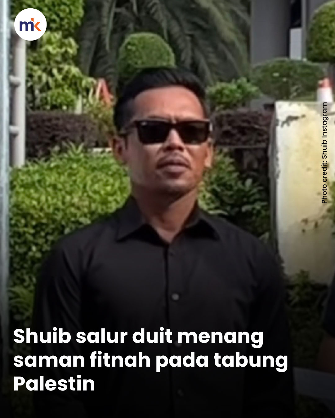 Shuib salur duit menang saman fitnah pada tabung Palestin