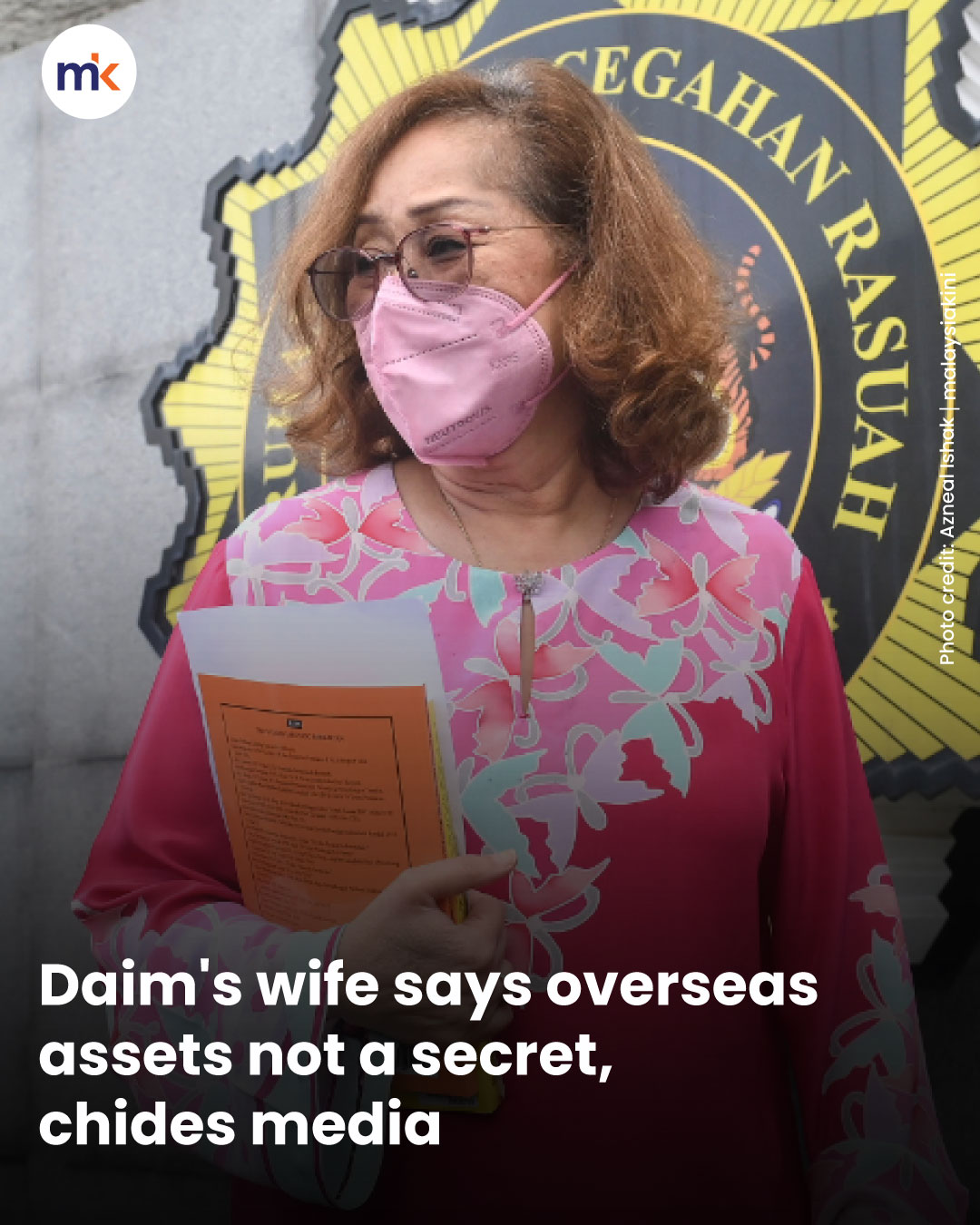 Daim's wife says overseas assets not a secret, chides media