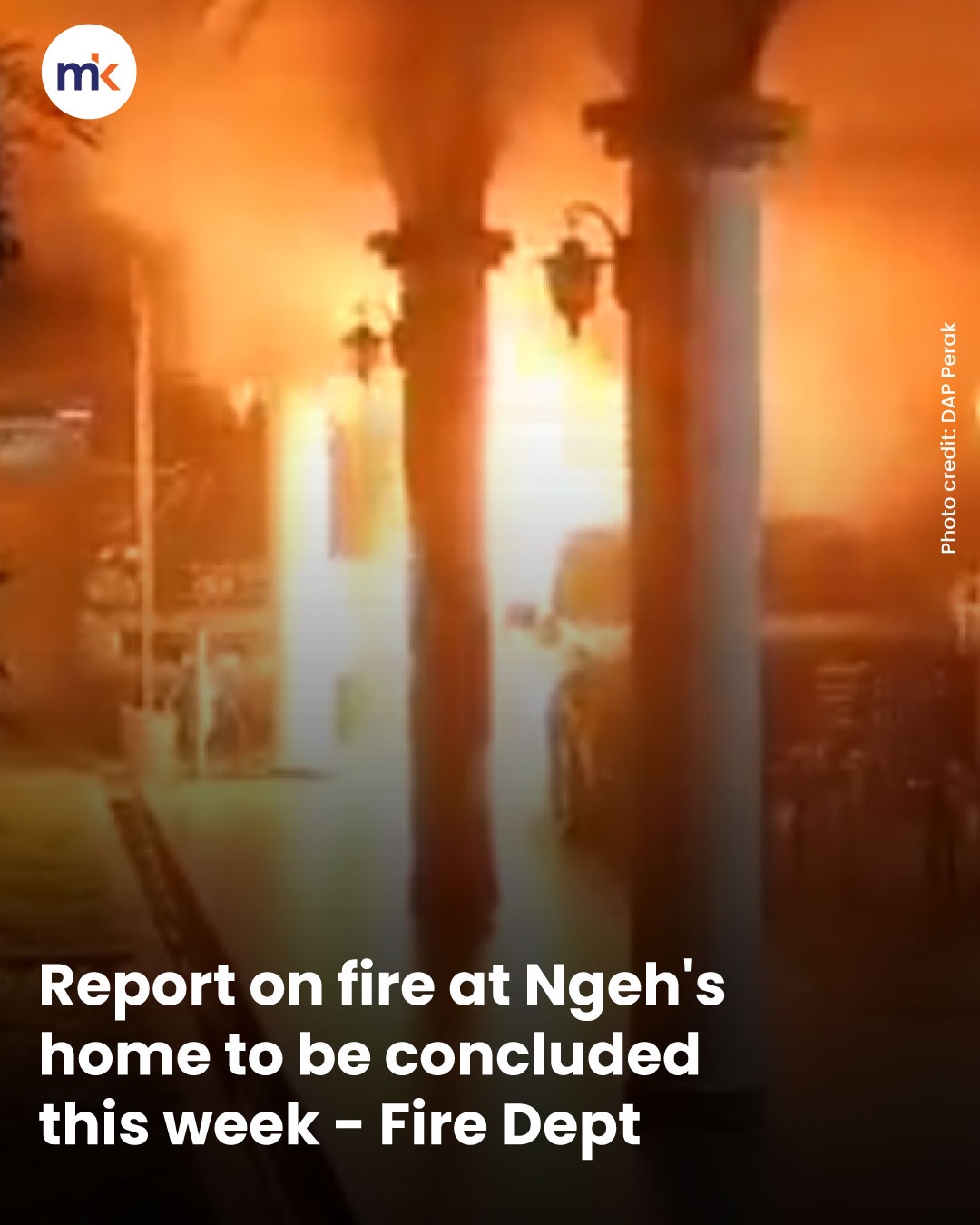 Report on fire at Ngeh's home to be concluded this week - Fire Dept