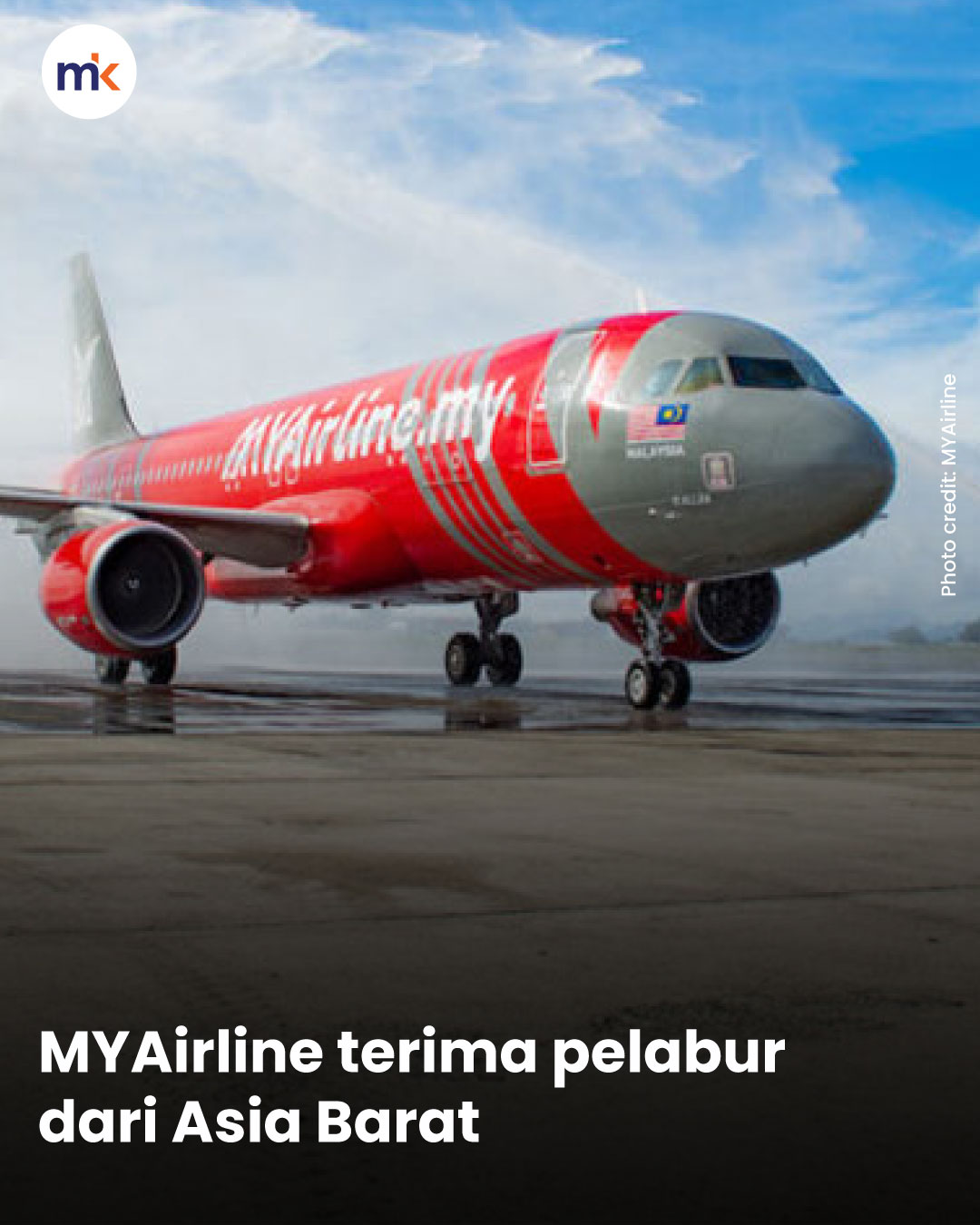 MYAirline terima pelabur dari Asia Barat