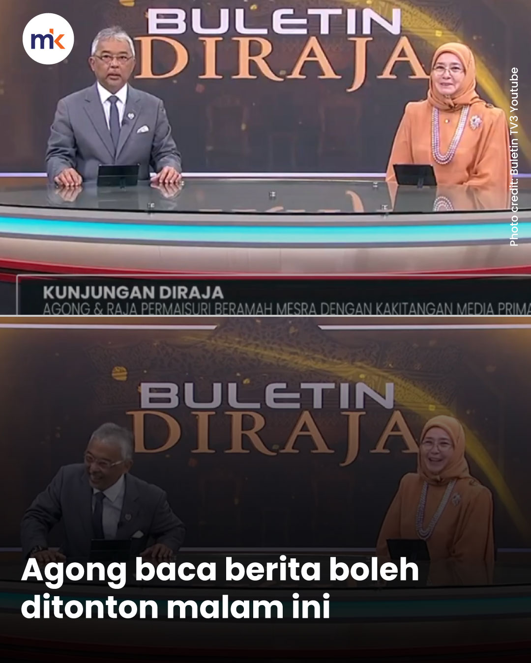 Agong baca berita boleh ditonton malam ini