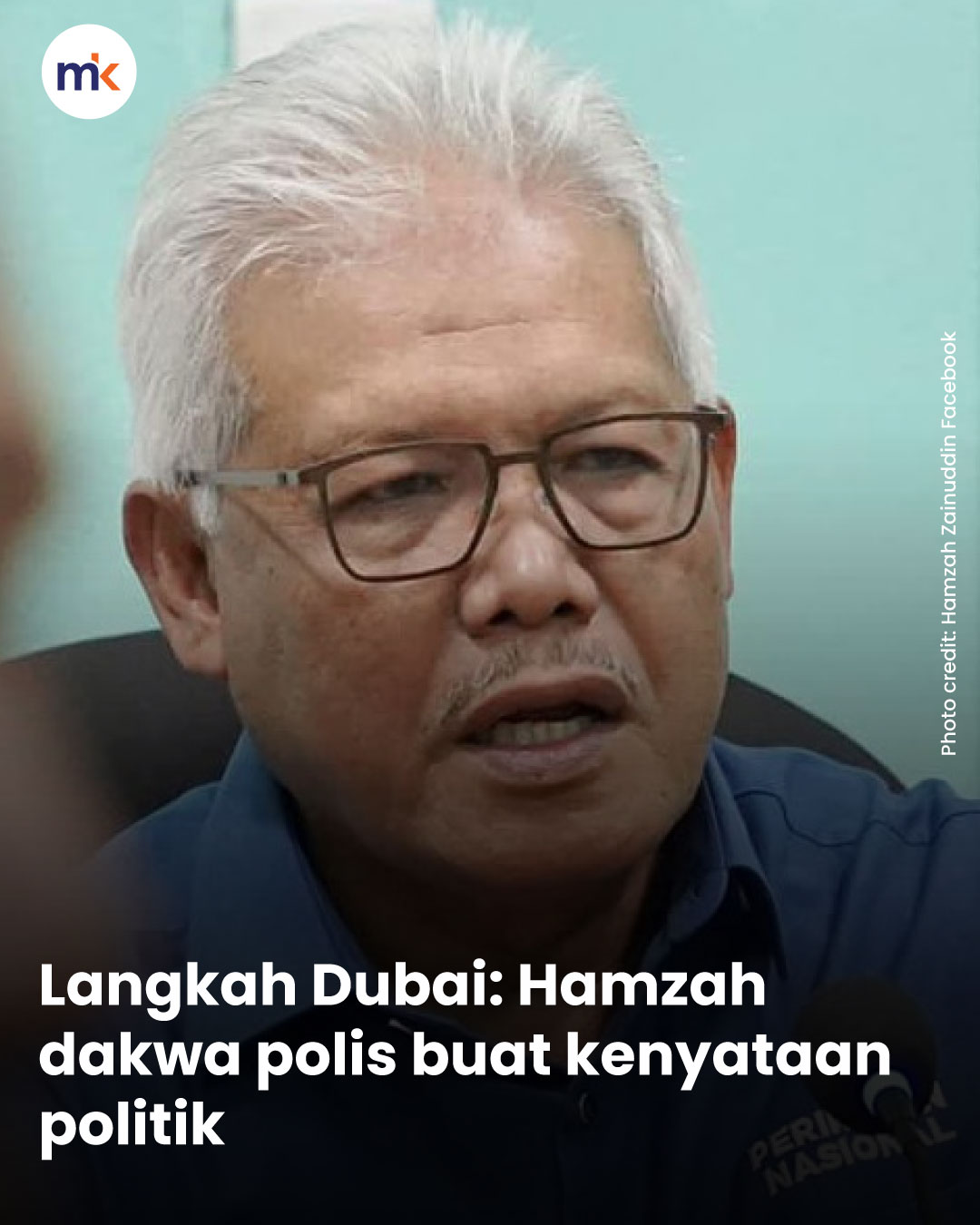 Langkah Dubai: Hamzah dakwa polis buat kenyataan politik