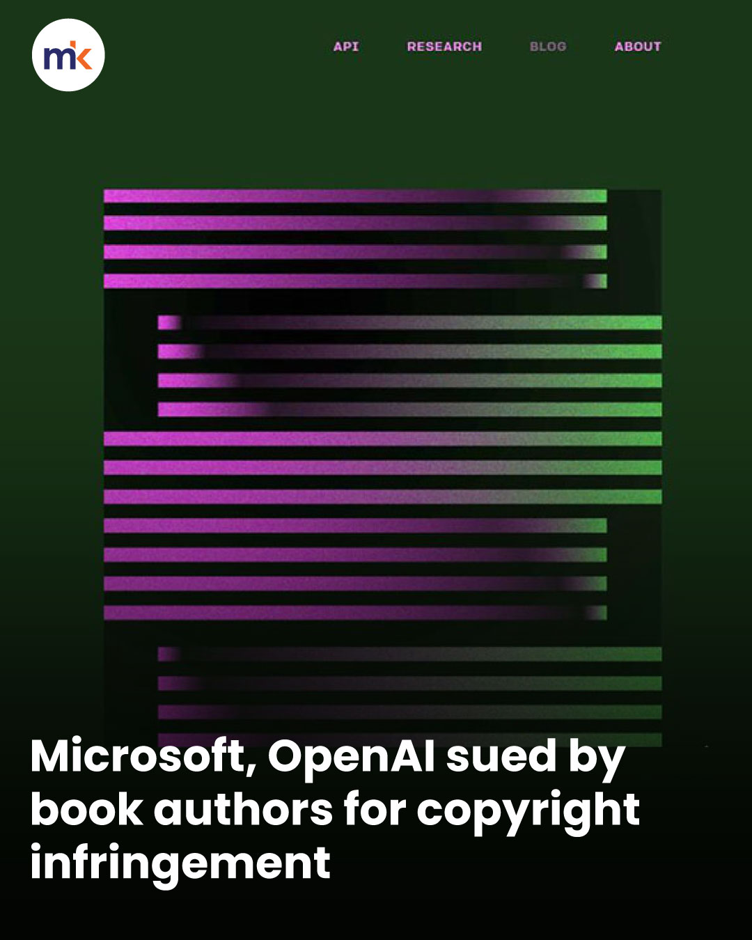 Microsoft, OpenAI sued by book authors for copyright infringement