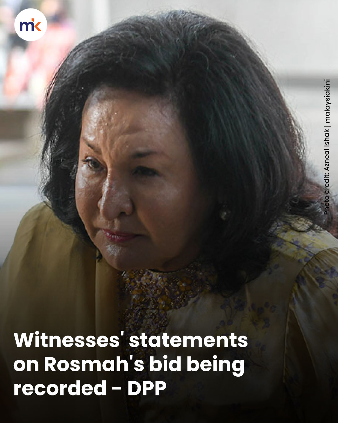 Witnesses' statements on Rosmah's bid being recorded - DPP