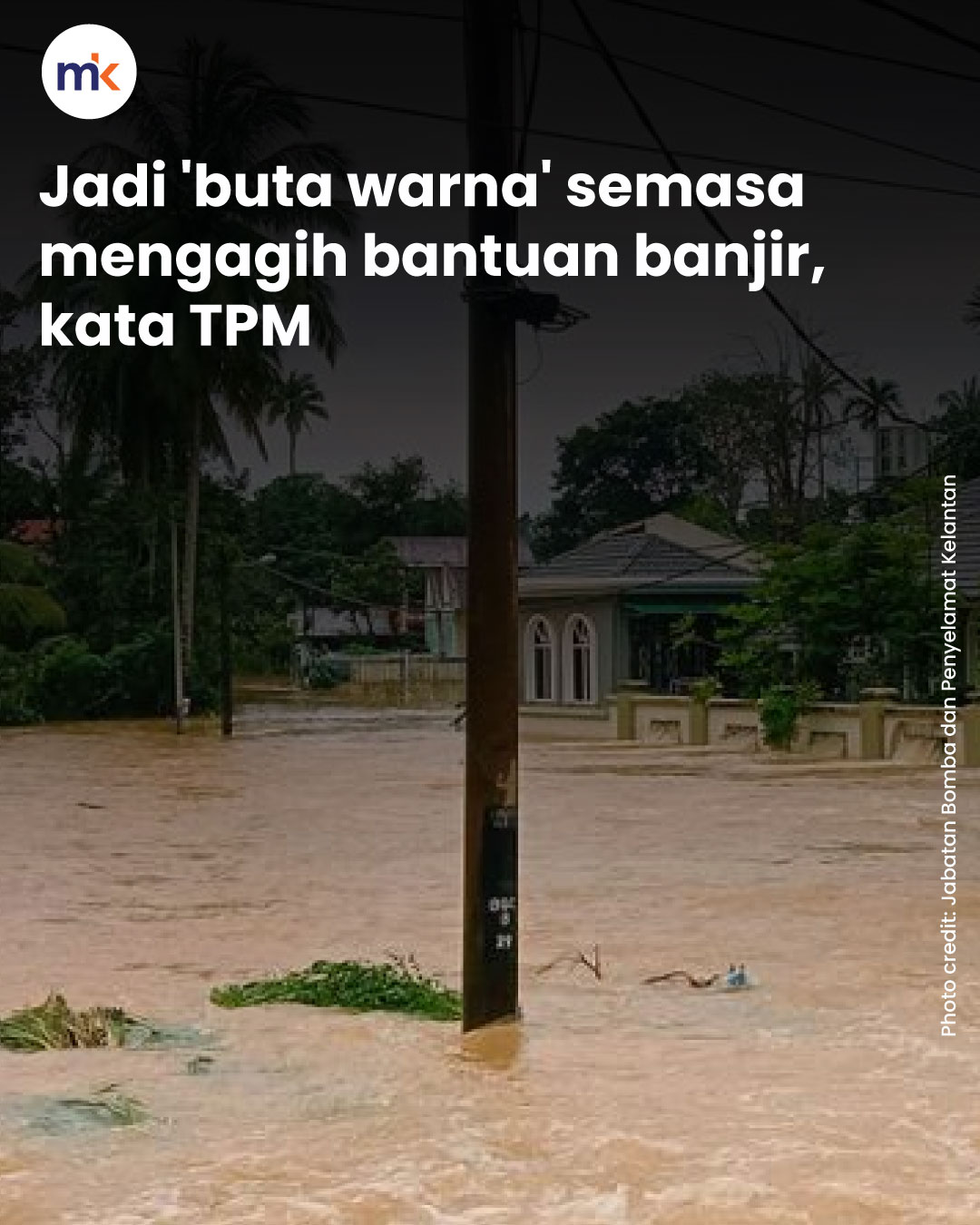Jadi 'buta warna' semasa mengagih bantuan banjir, kata TPM