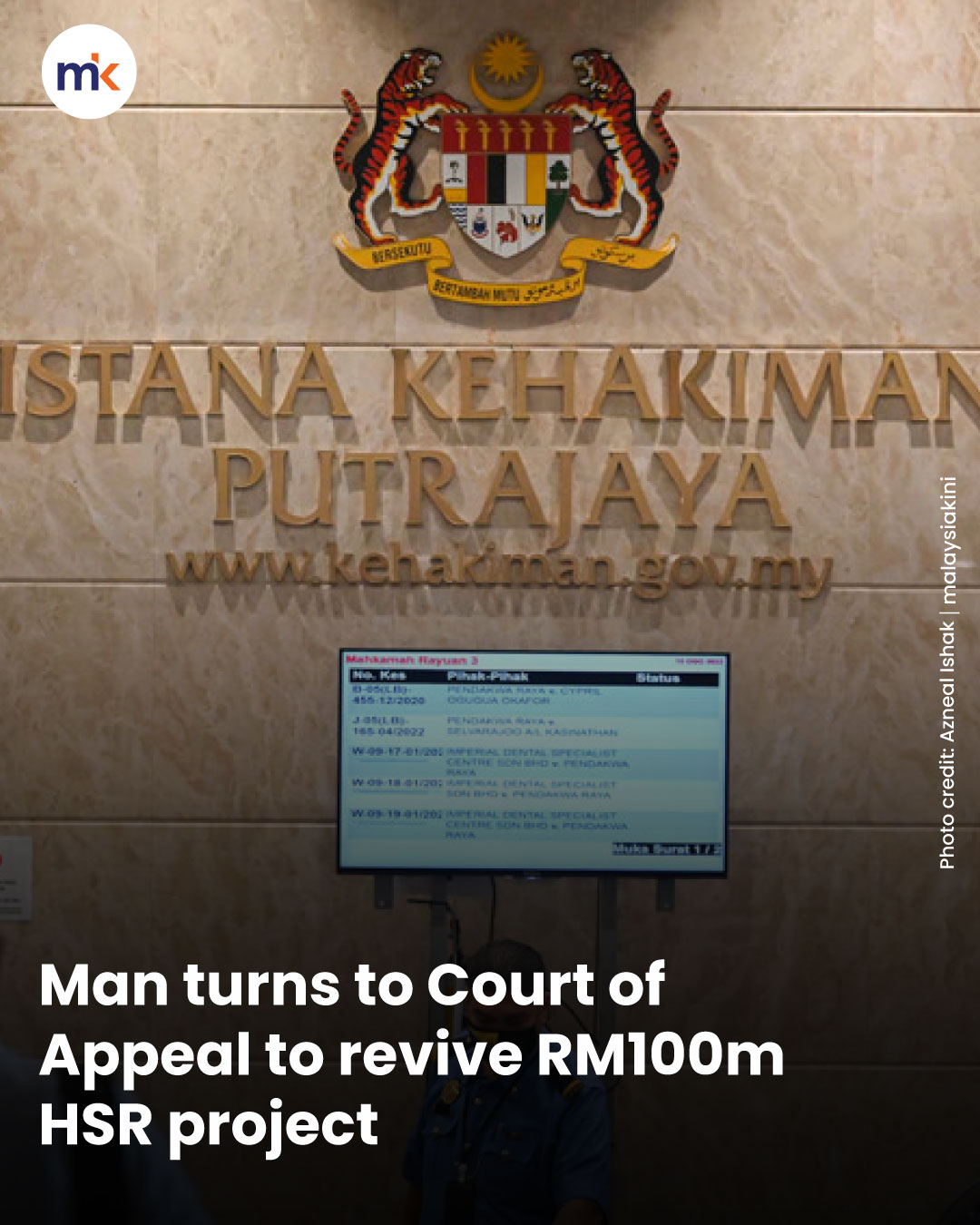 Man turns to Court of Appeal to revive RM100m HSR project