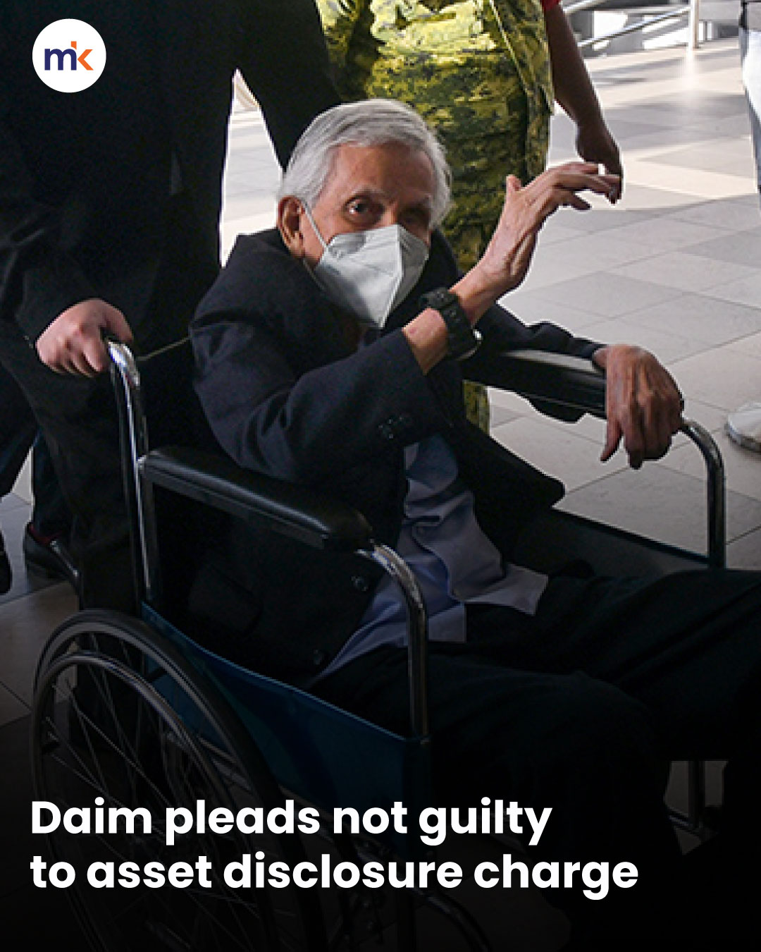 Daim pleads not guilty to asset disclosure charge
