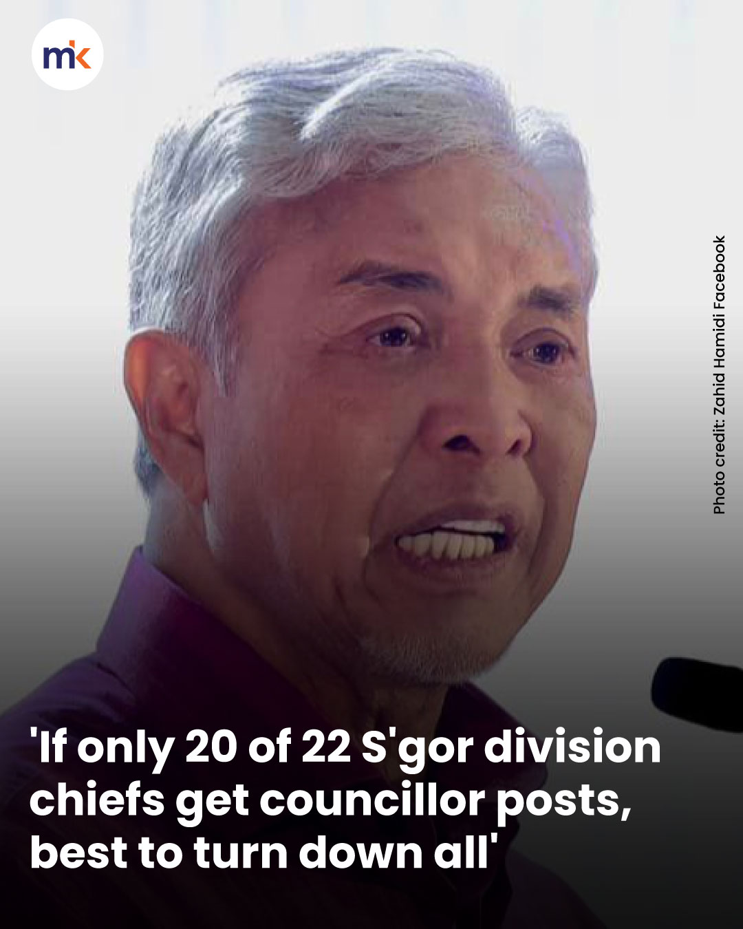 'If only 20 of 22 S'gor division chiefs get councillor posts, best to turn down all'