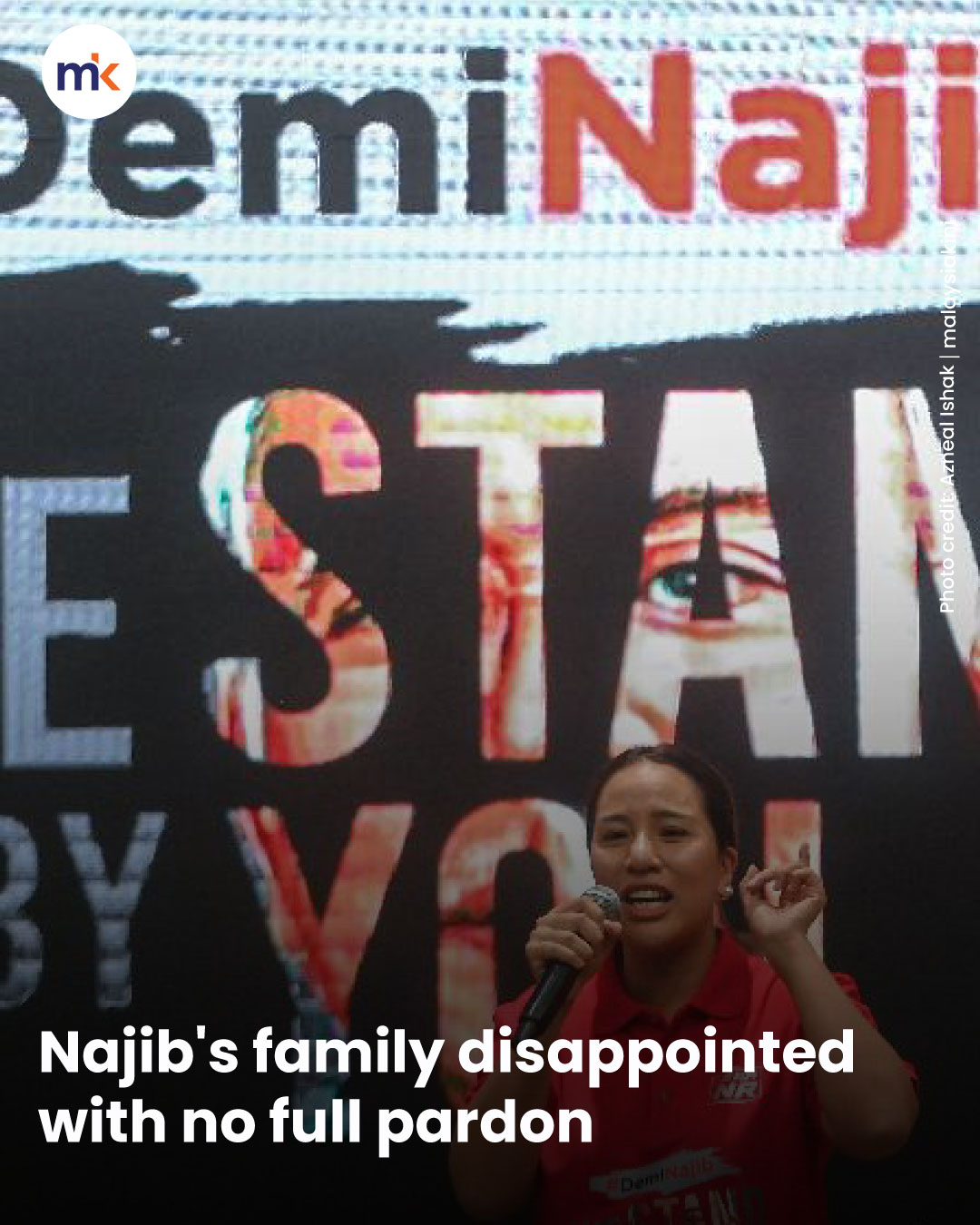 Najib's family disappointed with no full pardon