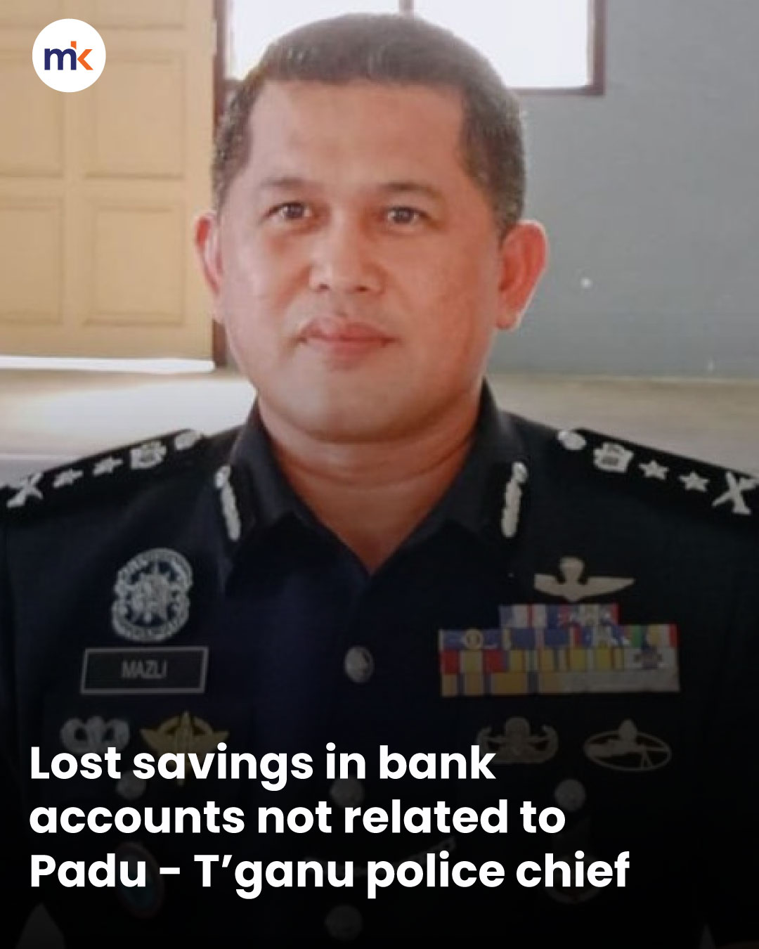 Lost savings in bank accounts not related to Padu - T’ganu police chief