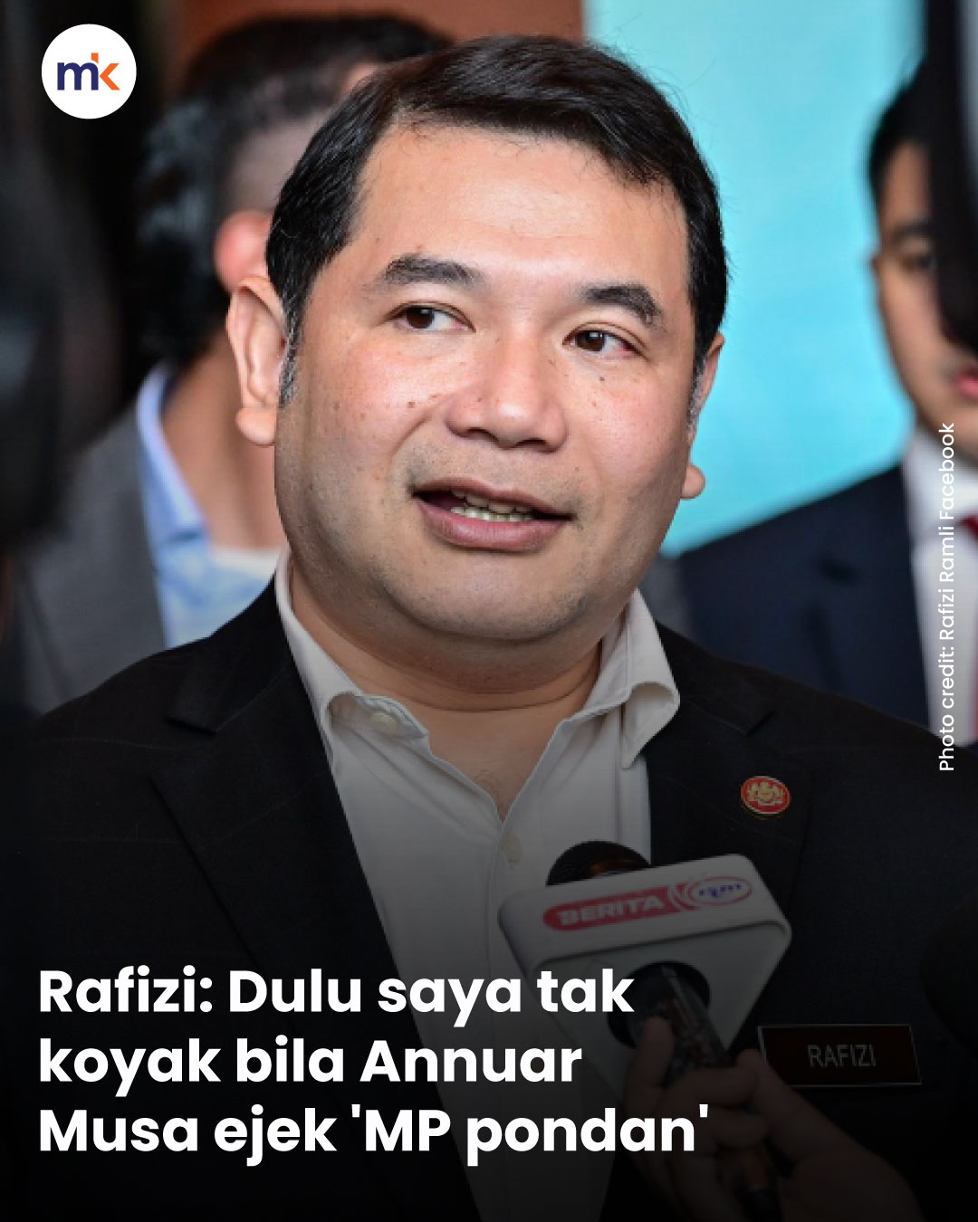 Rafizi: Dulu saya tak koyak bila Annuar Musa ejek 'MP pondan'