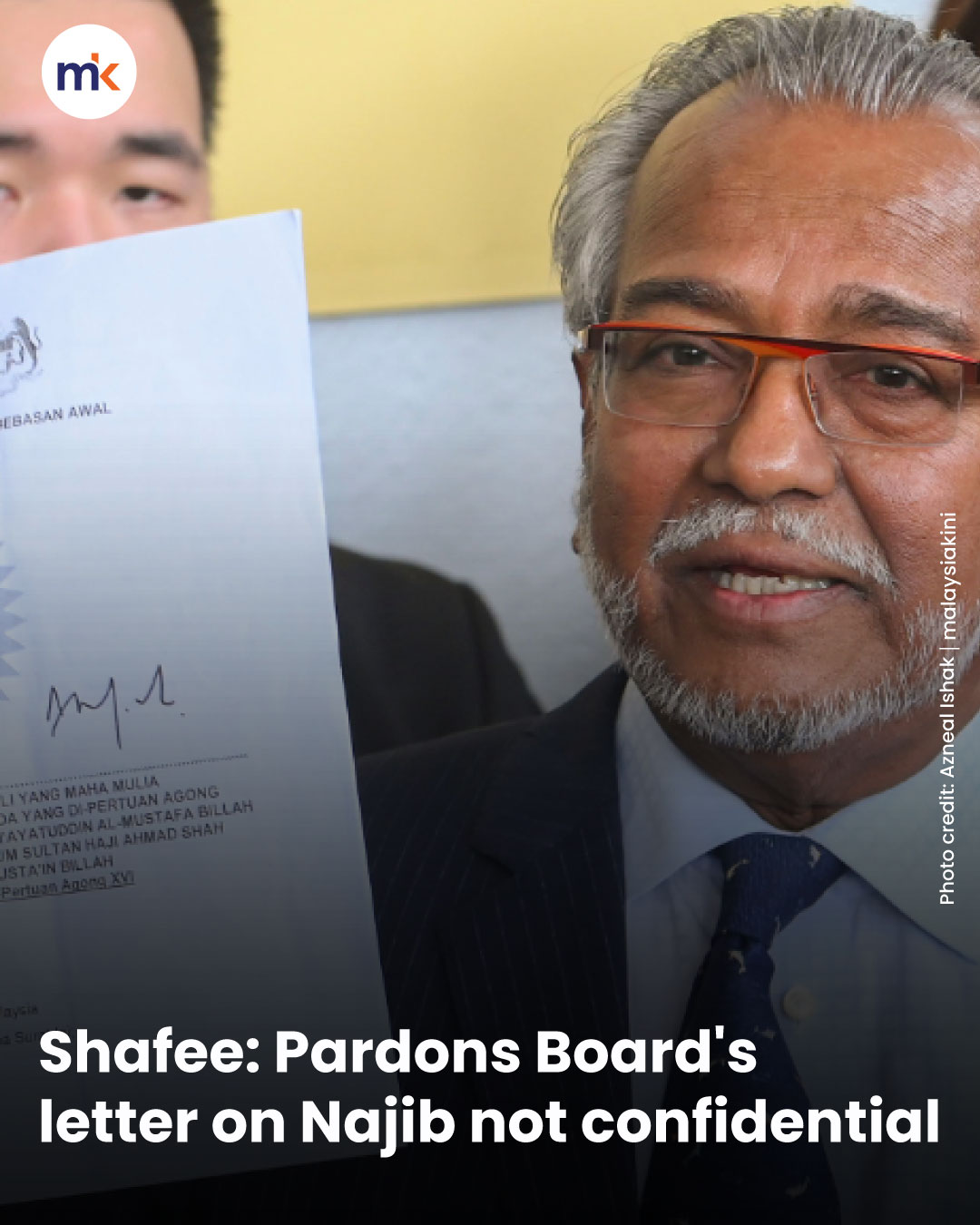 Shafee: Pardons Board's letter on Najib not confidential