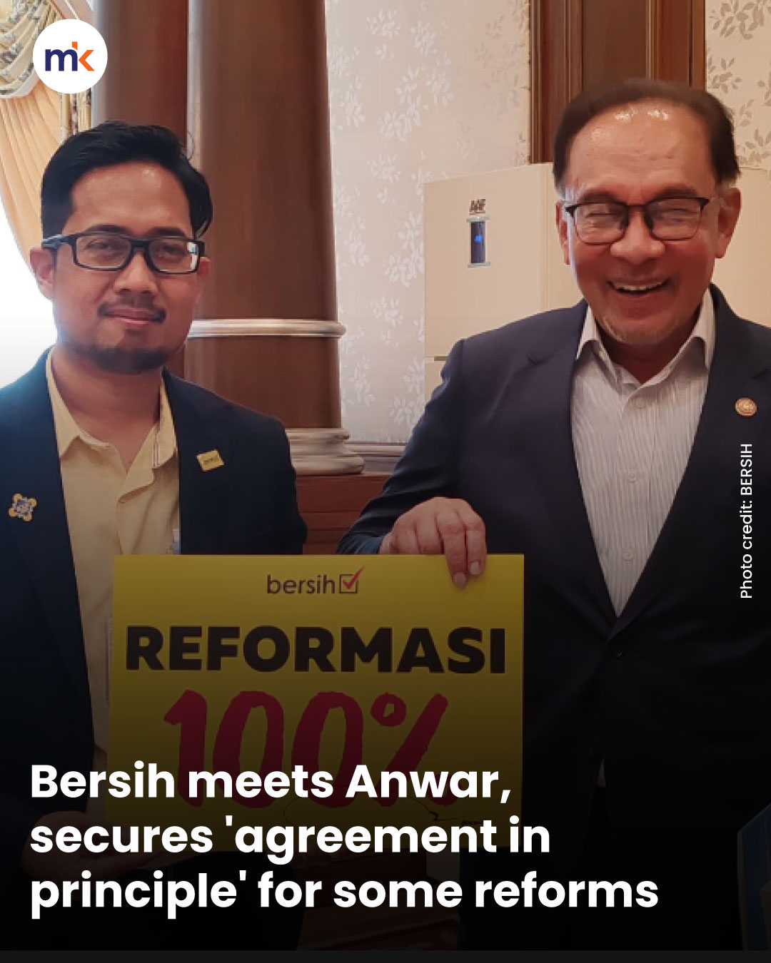 Bersih meets Anwar, secures 'agreement in principle' for some reforms