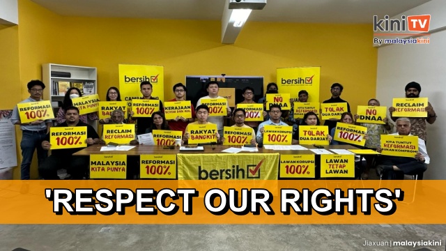 ‘Respect our rights’ - Bersih to meet cops over planned rally tomorrow