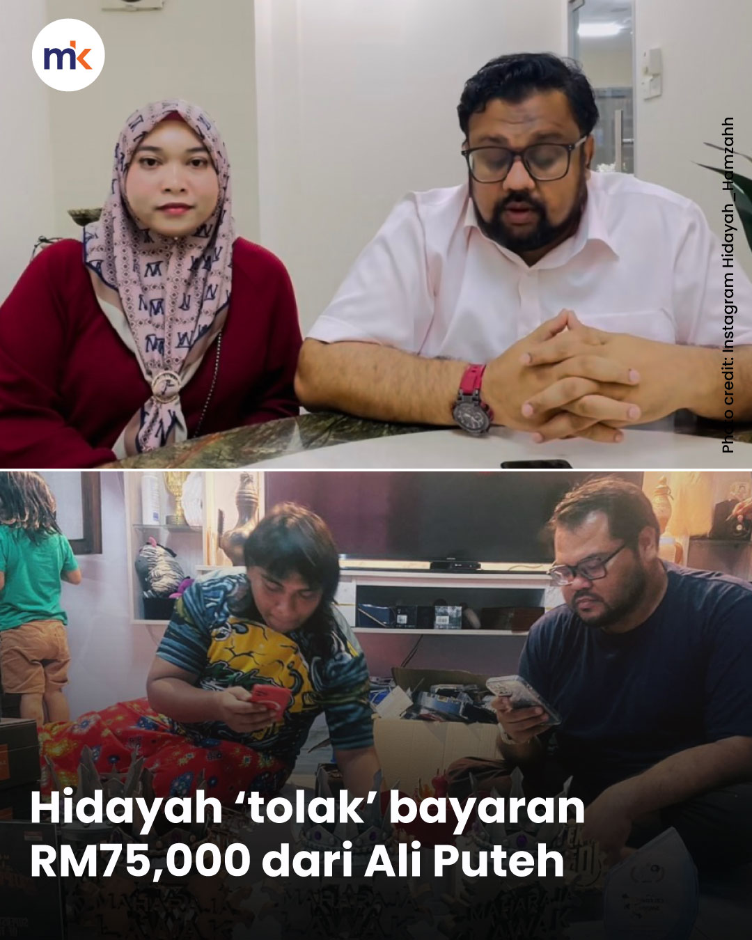 Hidayah ‘tolak’ bayaran RM75,000 dari Ali Puteh