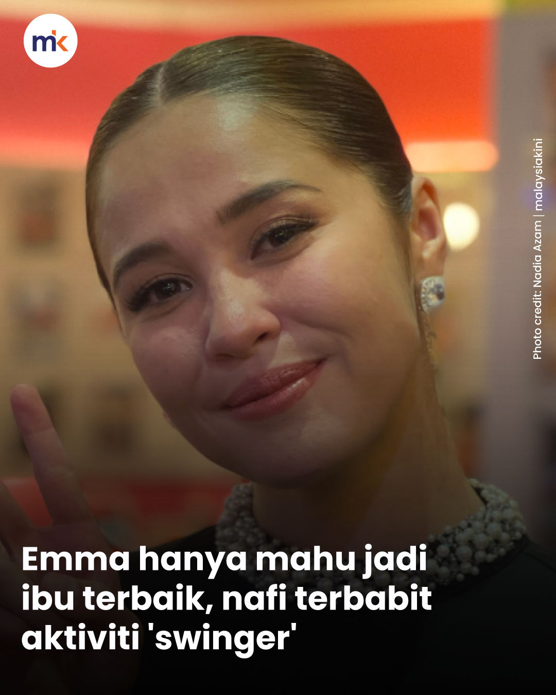 Emma hanya mahu jadi ibu terbaik, nafi terbabit aktiviti 'swinger'