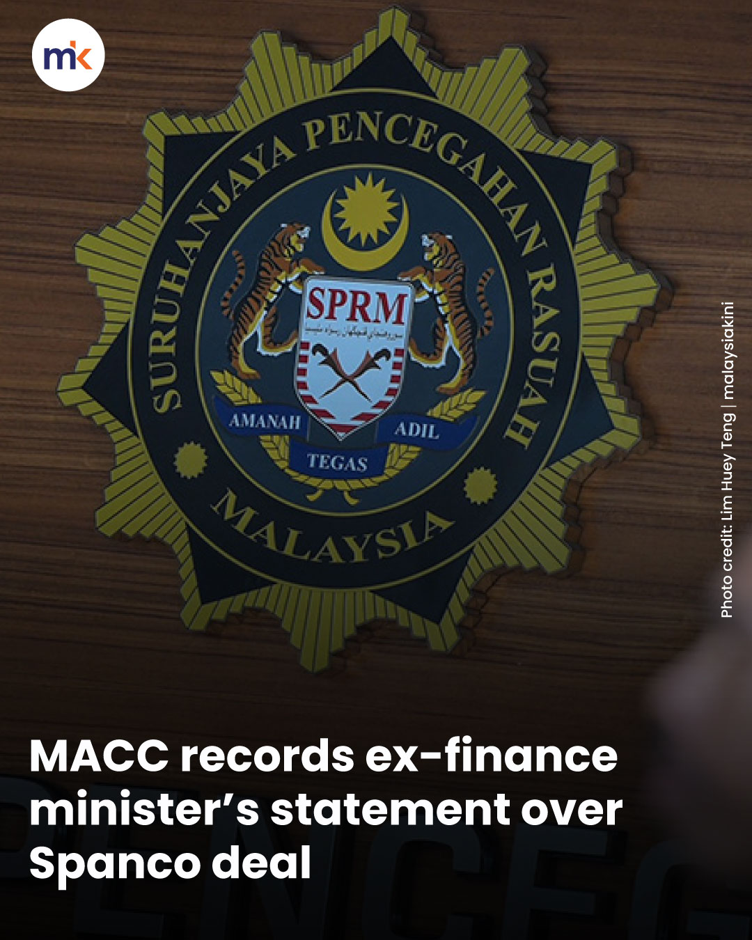 MACC records ex-finance minister’s statement over Spanco deal