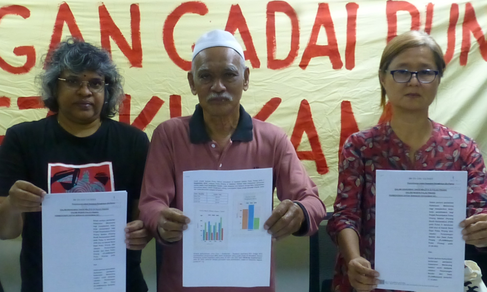 Fisherfolk, activists file legal action against Penang reclamation project